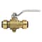Apollo 3/4 in. Brass Push Ball Valve with Flange and Drain FSBBV34DE - alternate 9
